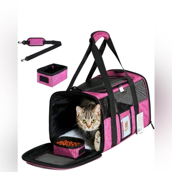 new  Pet Carrier & Cat Tree house bed.  firm price - Picture 9 of 12